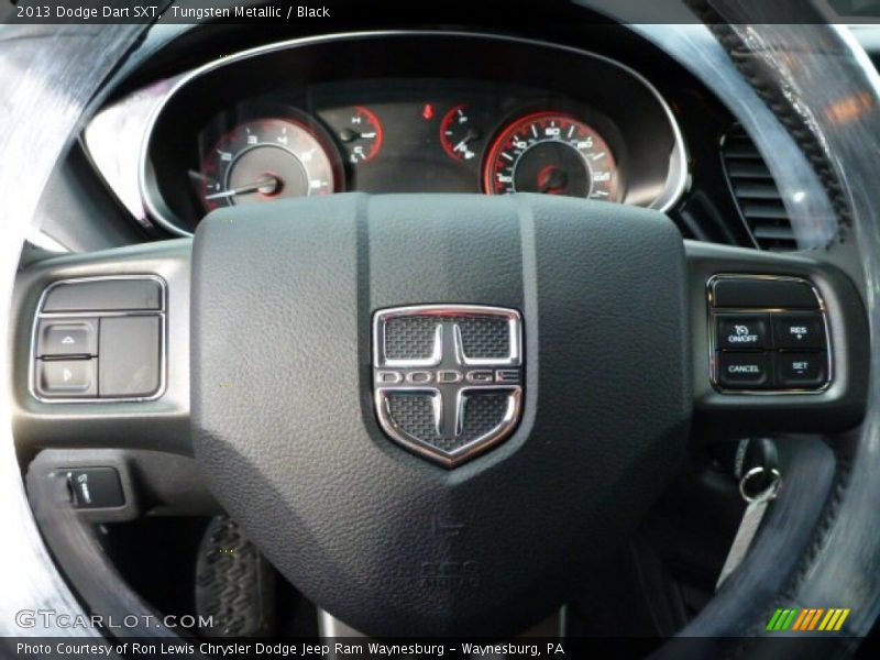 Tungsten Metallic / Black 2013 Dodge Dart SXT