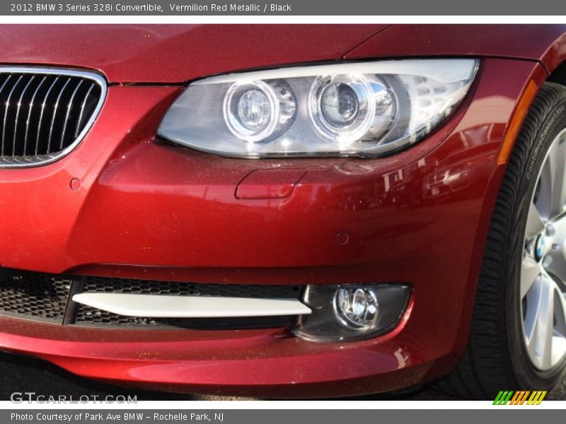 Vermilion Red Metallic / Black 2012 BMW 3 Series 328i Convertible