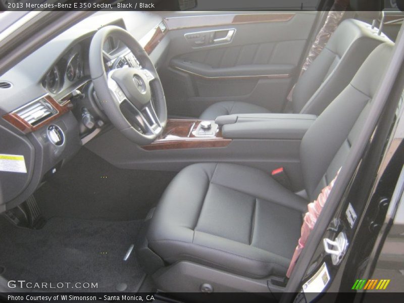 Black / Black 2013 Mercedes-Benz E 350 Sedan