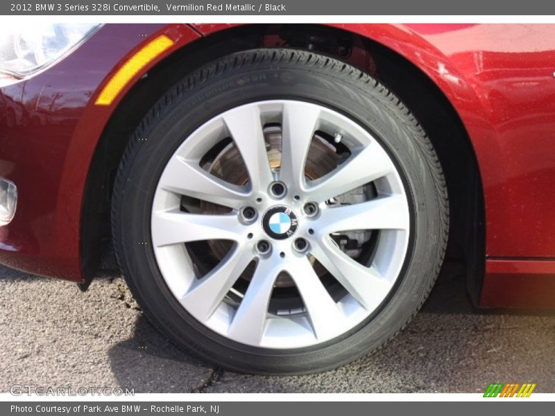 Vermilion Red Metallic / Black 2012 BMW 3 Series 328i Convertible