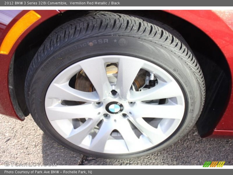 Vermilion Red Metallic / Black 2012 BMW 3 Series 328i Convertible