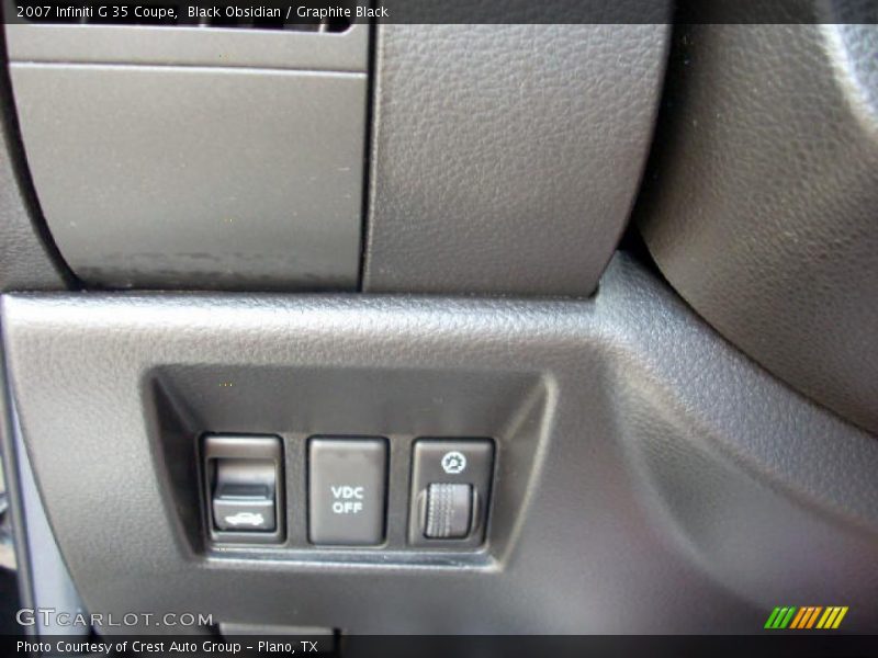 Black Obsidian / Graphite Black 2007 Infiniti G 35 Coupe
