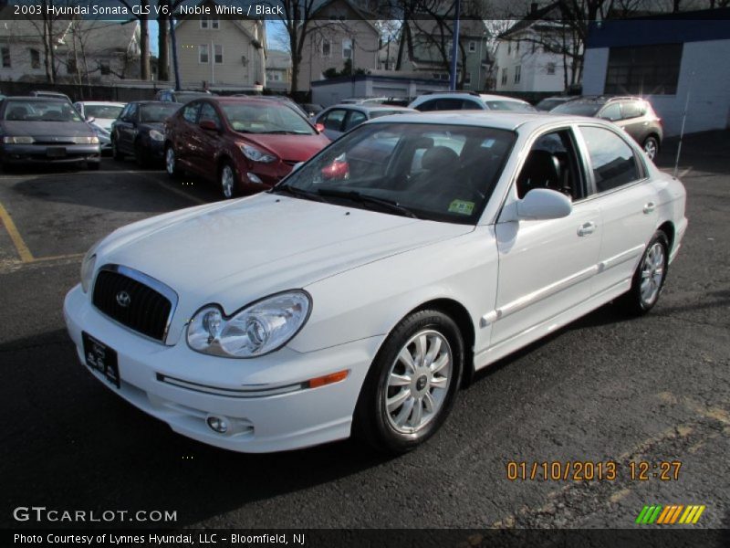 Noble White / Black 2003 Hyundai Sonata GLS V6
