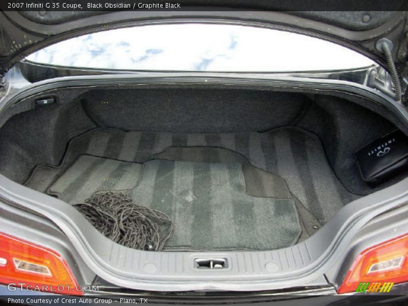 Black Obsidian / Graphite Black 2007 Infiniti G 35 Coupe