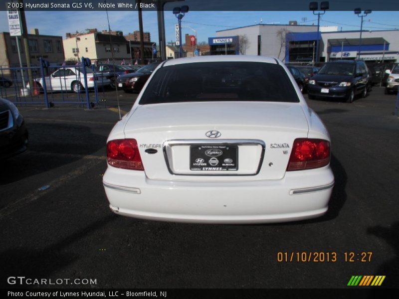 Noble White / Black 2003 Hyundai Sonata GLS V6