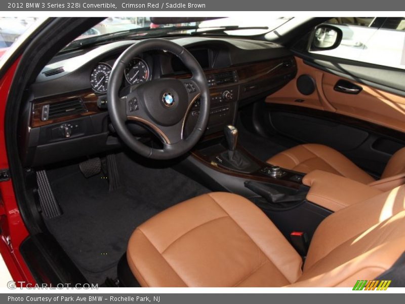 Crimson Red / Saddle Brown 2012 BMW 3 Series 328i Convertible