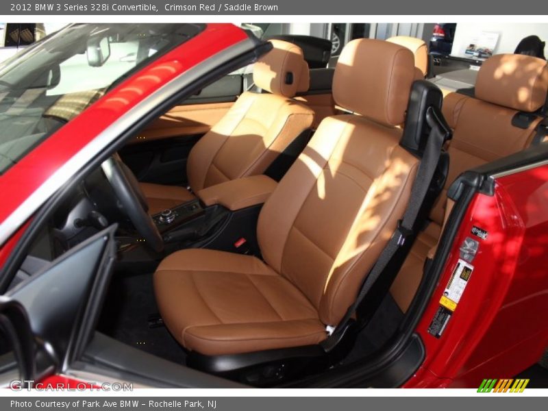 Crimson Red / Saddle Brown 2012 BMW 3 Series 328i Convertible