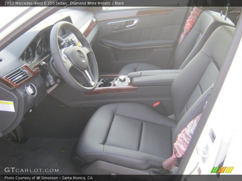 Diamond White Metallic / Black 2013 Mercedes-Benz E 350 Sedan