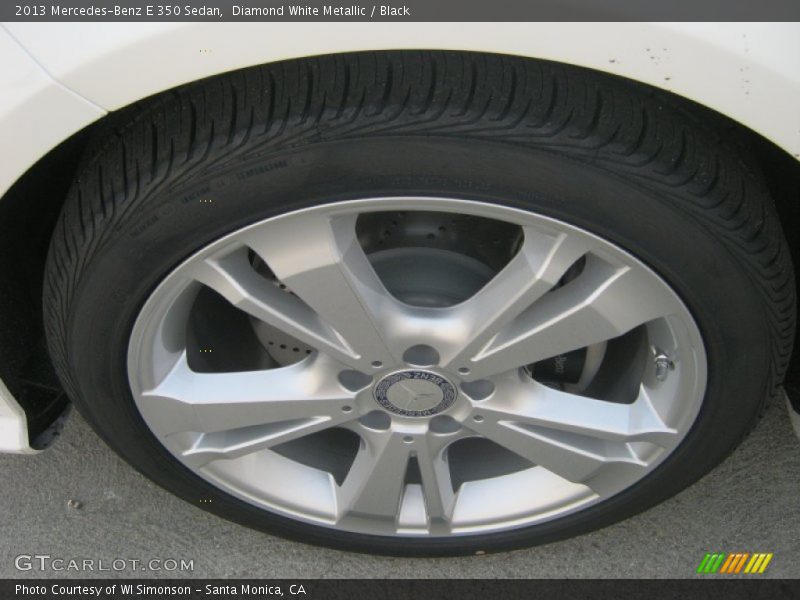 Diamond White Metallic / Black 2013 Mercedes-Benz E 350 Sedan
