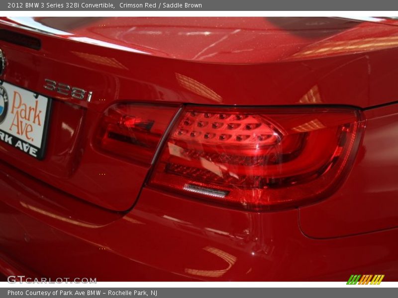 Crimson Red / Saddle Brown 2012 BMW 3 Series 328i Convertible