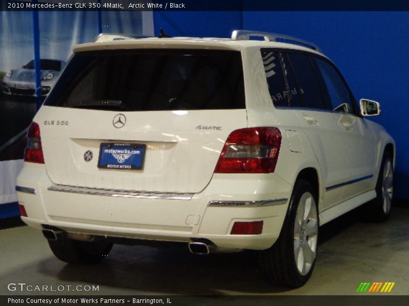 Arctic White / Black 2010 Mercedes-Benz GLK 350 4Matic