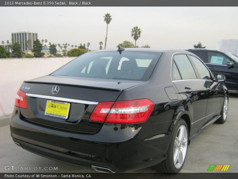 Black / Black 2013 Mercedes-Benz E 350 Sedan