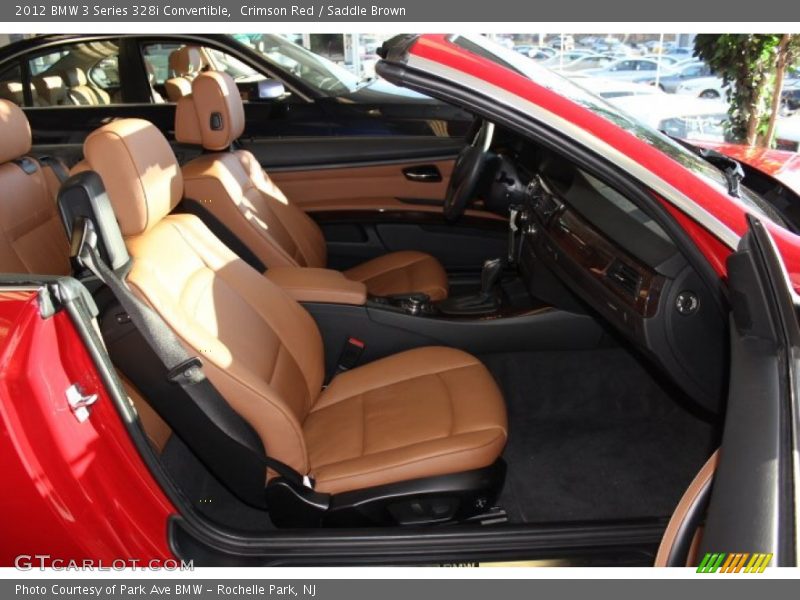 Crimson Red / Saddle Brown 2012 BMW 3 Series 328i Convertible