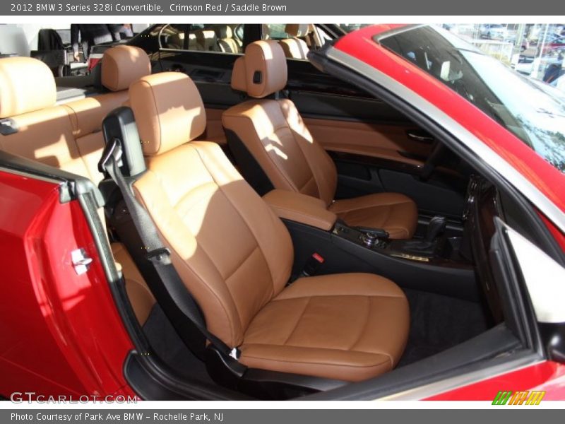 Crimson Red / Saddle Brown 2012 BMW 3 Series 328i Convertible
