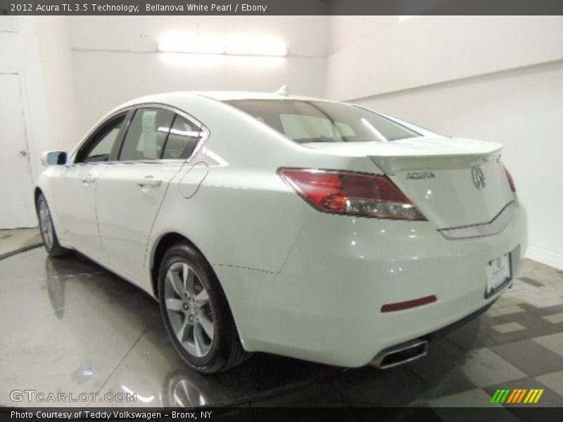 Bellanova White Pearl / Ebony 2012 Acura TL 3.5 Technology