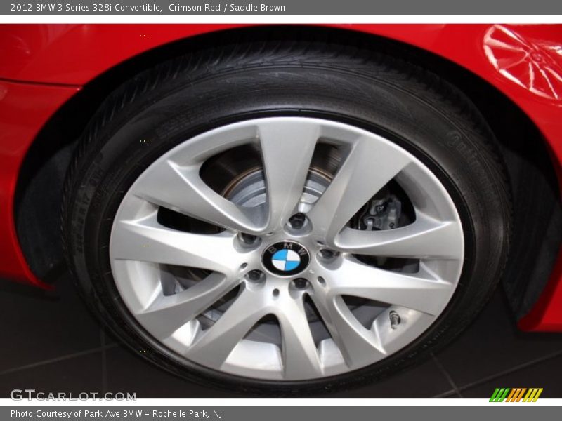 Crimson Red / Saddle Brown 2012 BMW 3 Series 328i Convertible