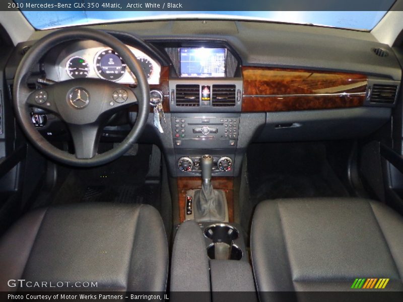 Arctic White / Black 2010 Mercedes-Benz GLK 350 4Matic