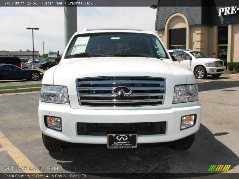 Tuscan Pearl / Graphite Black 2007 Infiniti QX 56