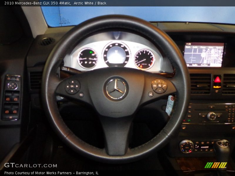 Arctic White / Black 2010 Mercedes-Benz GLK 350 4Matic