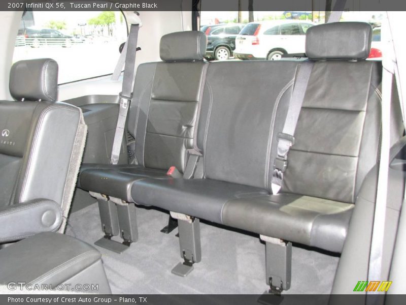 Tuscan Pearl / Graphite Black 2007 Infiniti QX 56