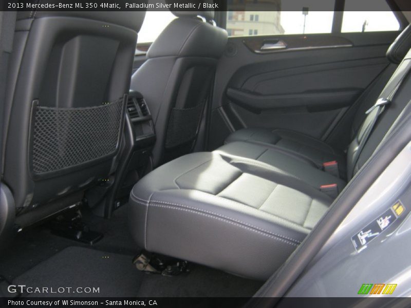 Palladium Silver Metallic / Black 2013 Mercedes-Benz ML 350 4Matic