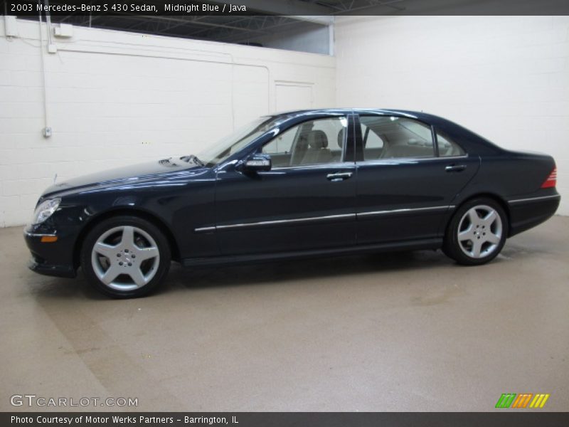 Midnight Blue / Java 2003 Mercedes-Benz S 430 Sedan