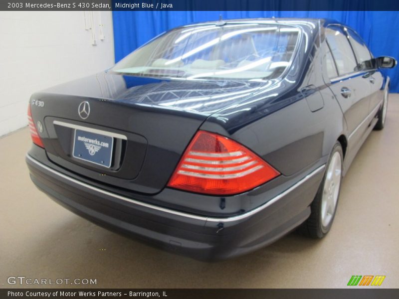 Midnight Blue / Java 2003 Mercedes-Benz S 430 Sedan