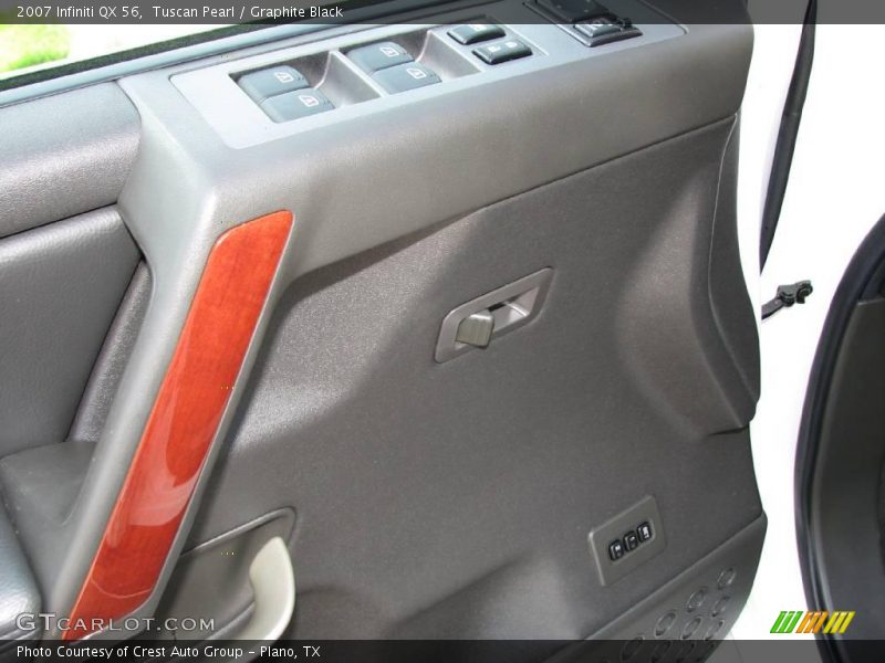 Tuscan Pearl / Graphite Black 2007 Infiniti QX 56