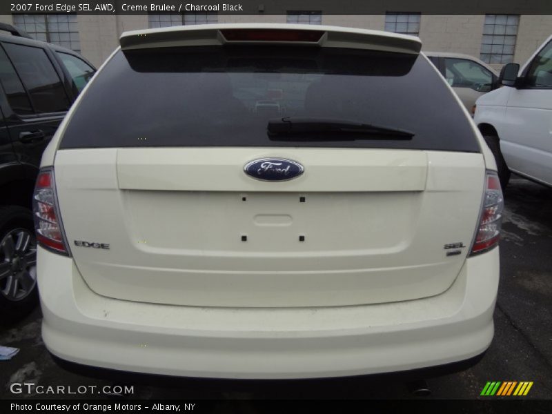 Creme Brulee / Charcoal Black 2007 Ford Edge SEL AWD