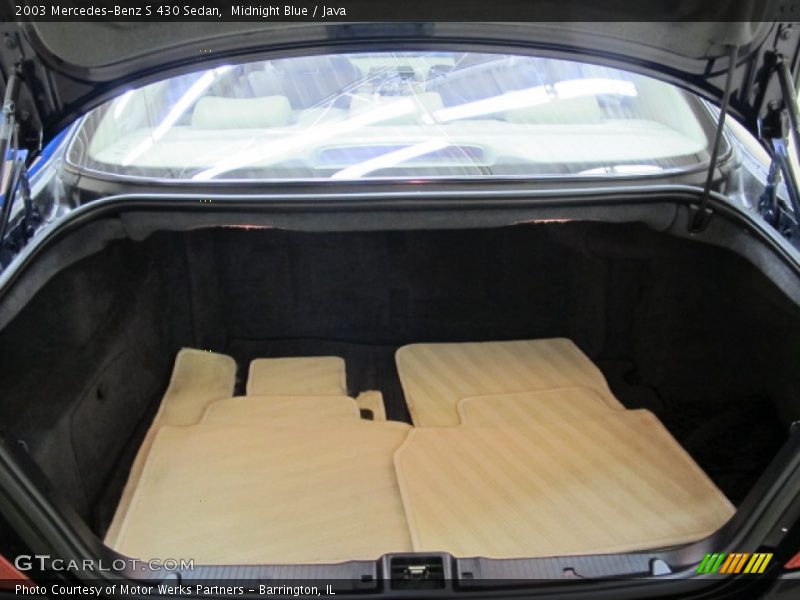 Midnight Blue / Java 2003 Mercedes-Benz S 430 Sedan