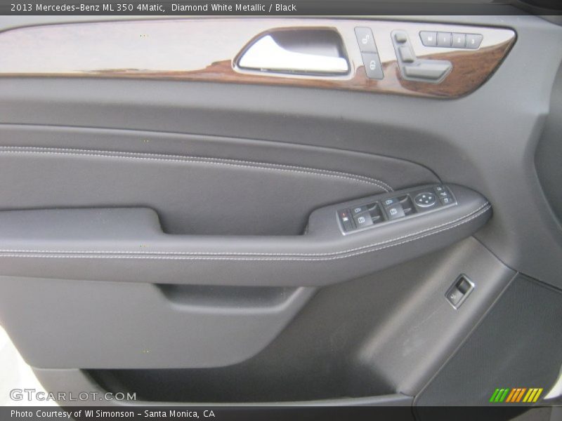 Diamond White Metallic / Black 2013 Mercedes-Benz ML 350 4Matic