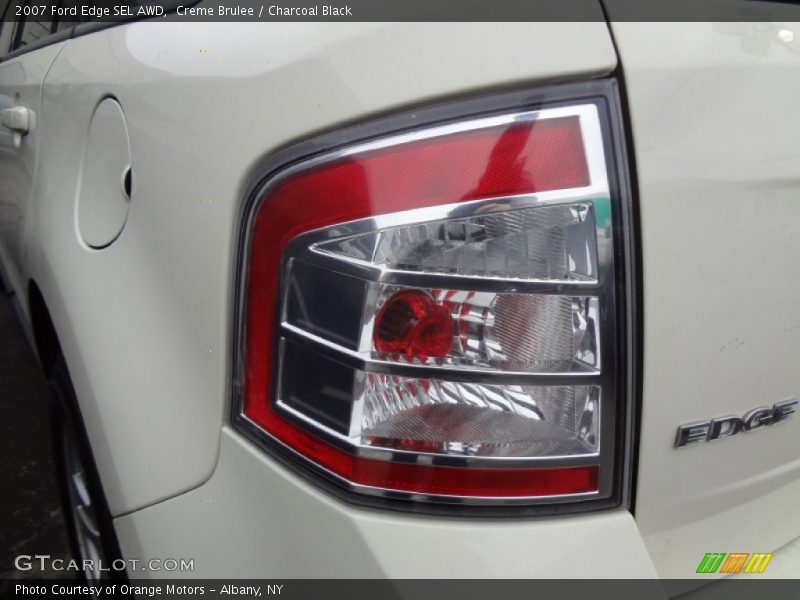 Creme Brulee / Charcoal Black 2007 Ford Edge SEL AWD