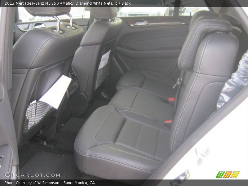 Diamond White Metallic / Black 2013 Mercedes-Benz ML 350 4Matic