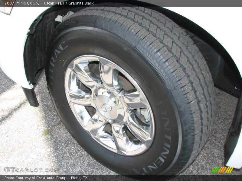 Tuscan Pearl / Graphite Black 2007 Infiniti QX 56