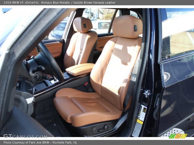 Front Seat of 2009 X5 xDrive30i