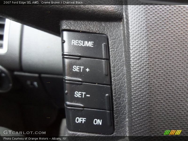 Creme Brulee / Charcoal Black 2007 Ford Edge SEL AWD