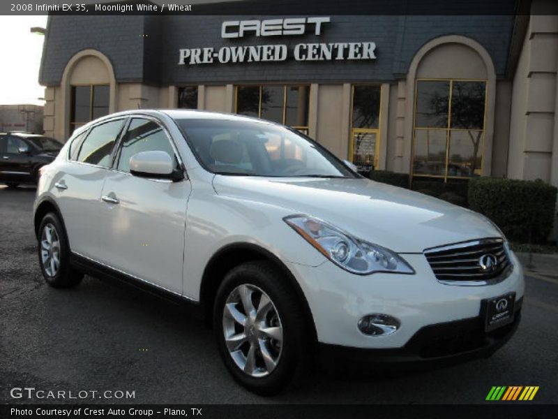 Moonlight White / Wheat 2008 Infiniti EX 35