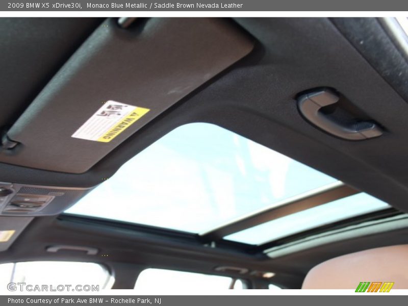 Monaco Blue Metallic / Saddle Brown Nevada Leather 2009 BMW X5 xDrive30i