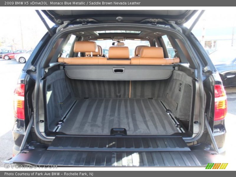 Monaco Blue Metallic / Saddle Brown Nevada Leather 2009 BMW X5 xDrive30i