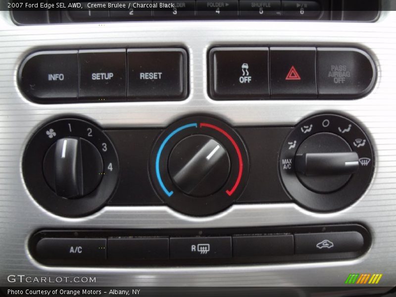 Creme Brulee / Charcoal Black 2007 Ford Edge SEL AWD