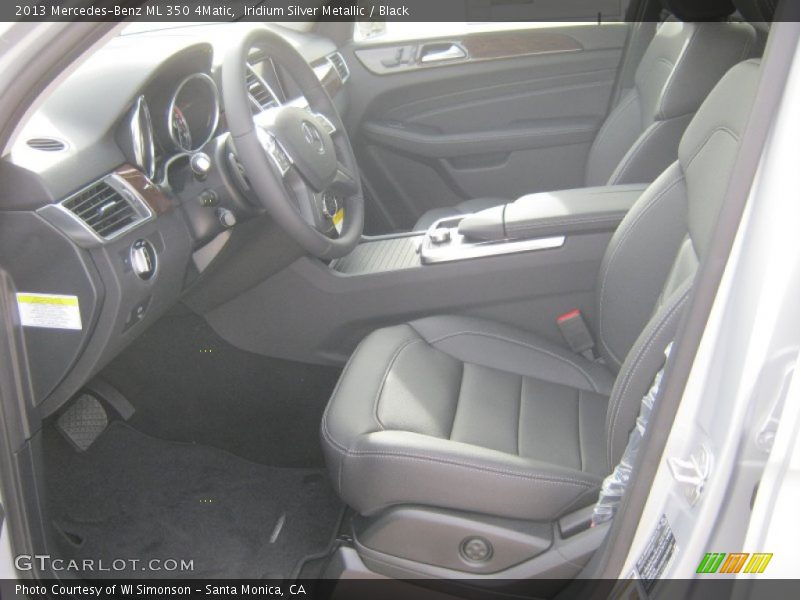 Iridium Silver Metallic / Black 2013 Mercedes-Benz ML 350 4Matic