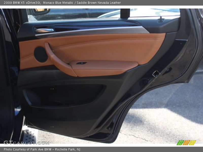 Monaco Blue Metallic / Saddle Brown Nevada Leather 2009 BMW X5 xDrive30i