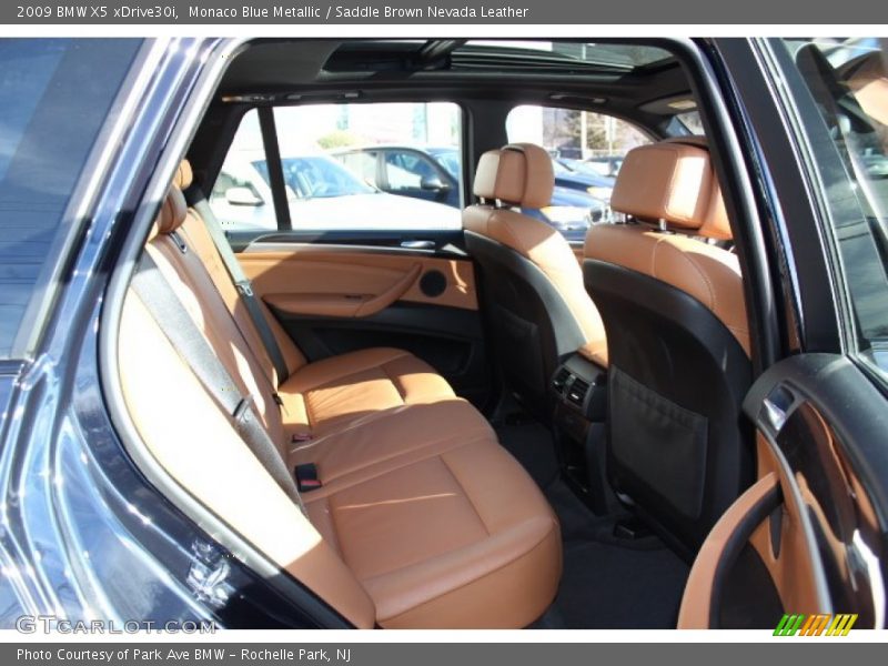 Monaco Blue Metallic / Saddle Brown Nevada Leather 2009 BMW X5 xDrive30i