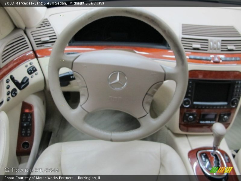 Midnight Blue / Java 2003 Mercedes-Benz S 430 Sedan