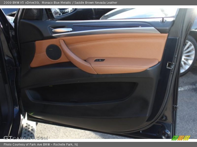 Monaco Blue Metallic / Saddle Brown Nevada Leather 2009 BMW X5 xDrive30i