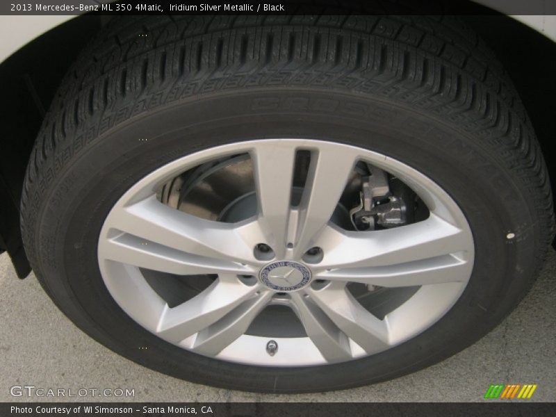 Iridium Silver Metallic / Black 2013 Mercedes-Benz ML 350 4Matic