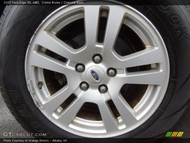 Creme Brulee / Charcoal Black 2007 Ford Edge SEL AWD