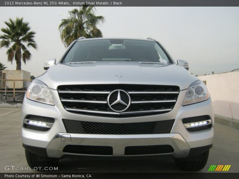 Iridium Silver Metallic / Black 2013 Mercedes-Benz ML 350 4Matic