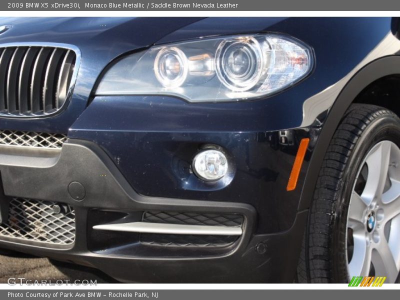 Monaco Blue Metallic / Saddle Brown Nevada Leather 2009 BMW X5 xDrive30i