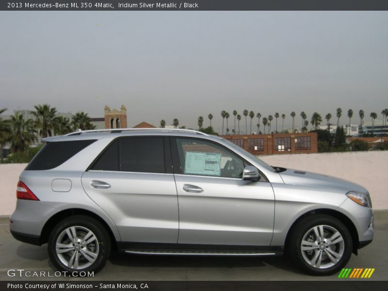 Iridium Silver Metallic / Black 2013 Mercedes-Benz ML 350 4Matic
